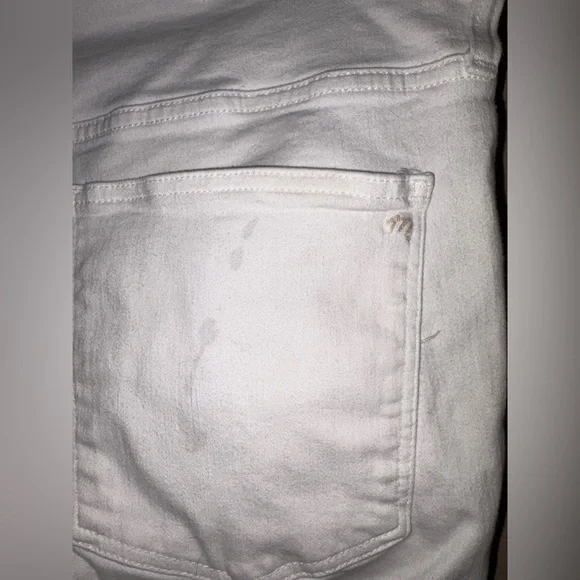 Madewell White Skinny Jeans 10” High Rise 33P - Picture 4 of 5